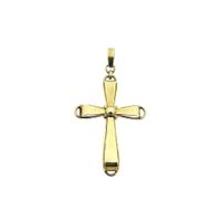 Gold pendant of a cross
