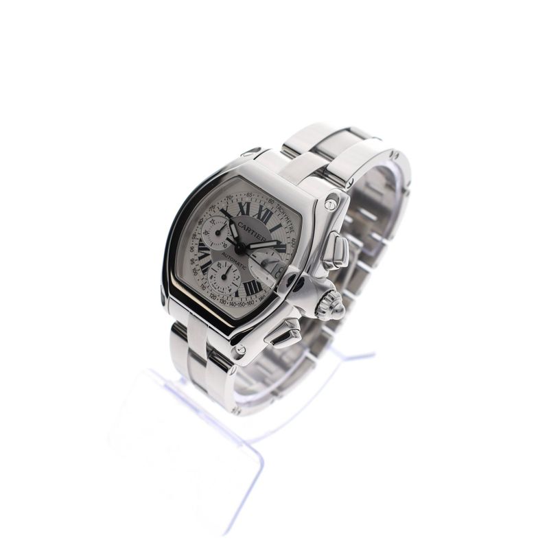 Image 2 of Cartier Roadster; W62006X6 Automatic Chronograph; Collector's Set!