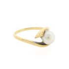 Image 5 of Gold ring with pearl