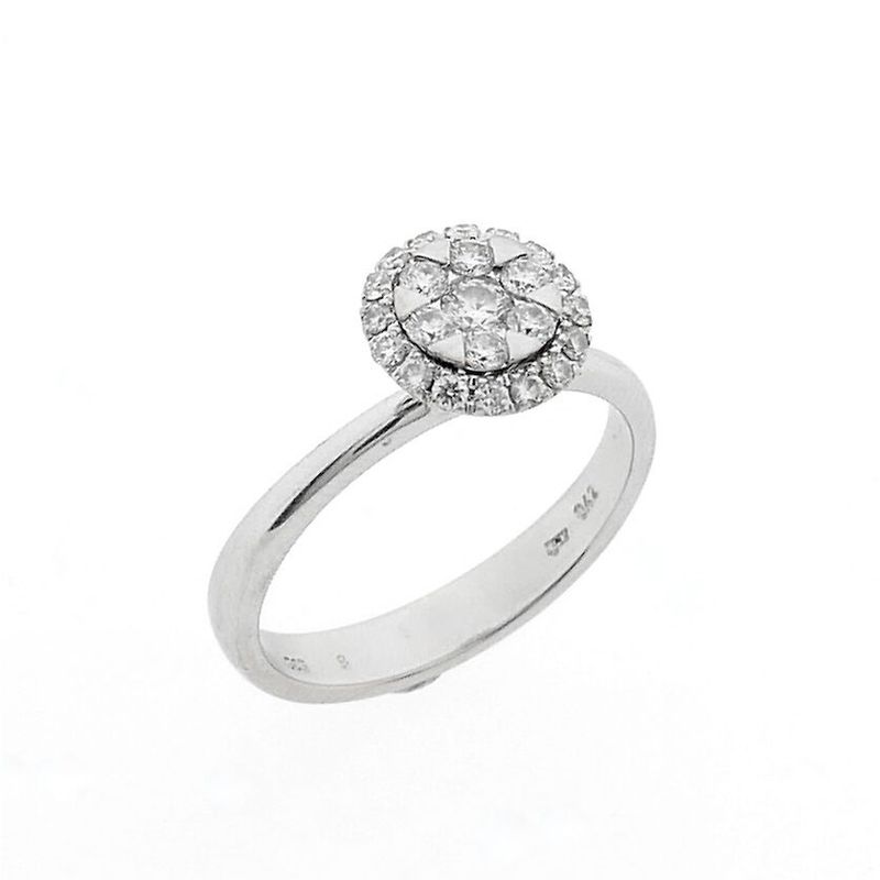 Image 1 of White gold ring with diamonds | 0.42 ct.