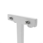 Image 3 of Silver stud earrings with a heart and zirconia