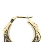 Image 7 of Gold lapidary earrings | Ø 19.5 mm