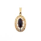 Image 1 of Gold pendant with garnet