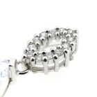 Image 5 of Silver pendant with zirconia stones.