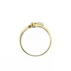 Image 5 of Gold ring with white opal and zirconia