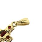 Image 6 of Gold cross pendant with garnet stones