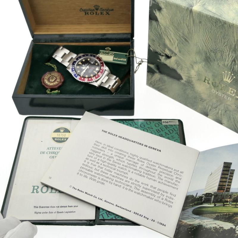 Image 15 of Rolex GMT-Master 'Pepsi' 16750; Vintage men's watch