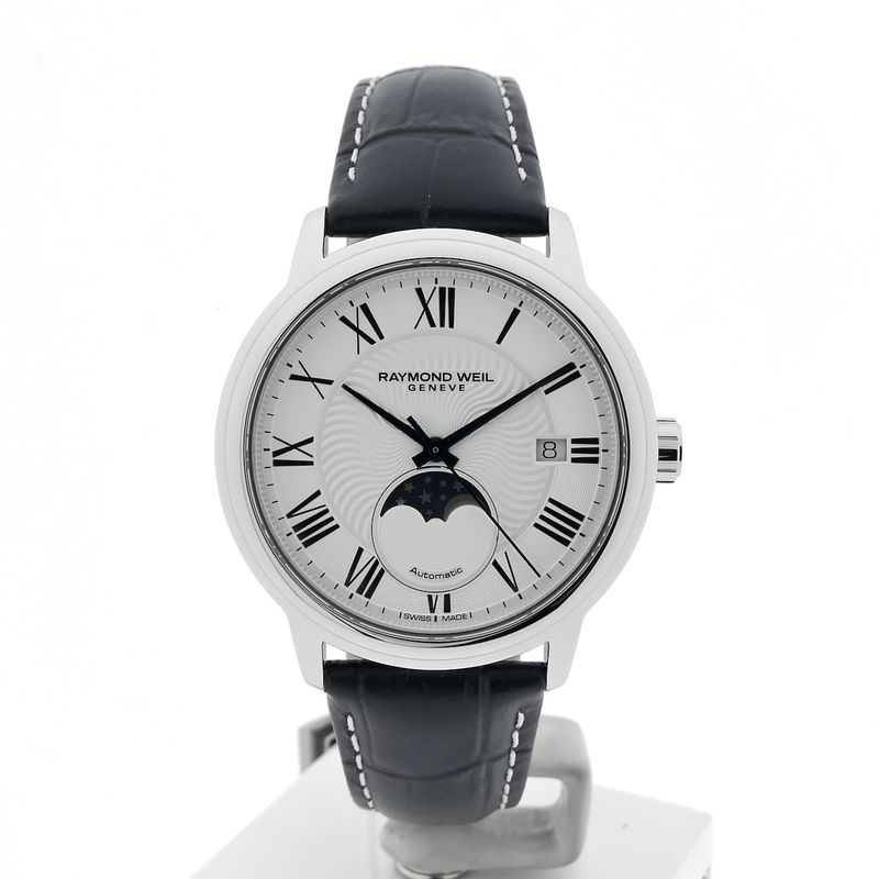 Image 21 of Raymond Weil Maestro 'Moon Phase' 2239-STC-00659; Automatic men's watch with moon phase