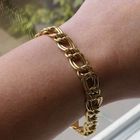 Image 10 of Gold flat Prince of Wales bracelet