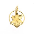 Image 5 of 18 carat gold pendant of lily with pearl