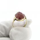 Image 5 of Gold ring with carnelian