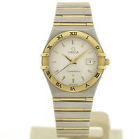 Omega Constellation 1282.10.00 'Full Bar'; 18k gold/steel women's watch