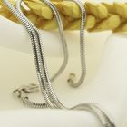 Image 2 of White gold snake link chain | 40 cm