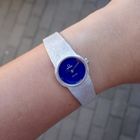 Image 17 of Omega Deville; 18k white gold women's watch with lapis lazuli dial