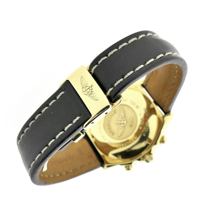 Image 9 of Breitling Chronomat 18k gold men's watch with chronograph