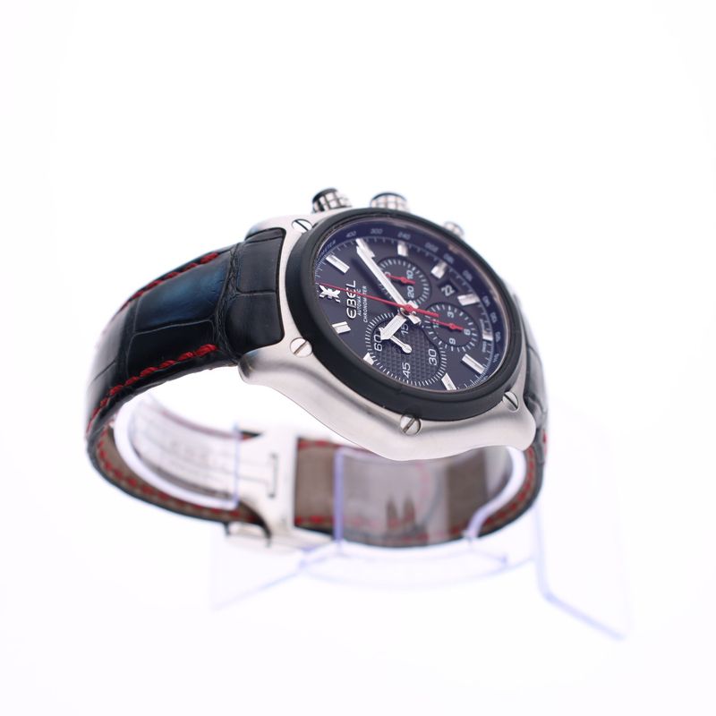 Image 9 of Ebel 1911 BTR Chronograph E9137L73; Automatic Watch