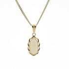 Image 7 of Gold pendant with white opal | Vintage