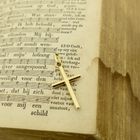 Image 9 of Gold pendant with a subtle cross