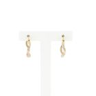 Image 1 of Bicolor Gold Earrings; Ø 19.5 mm