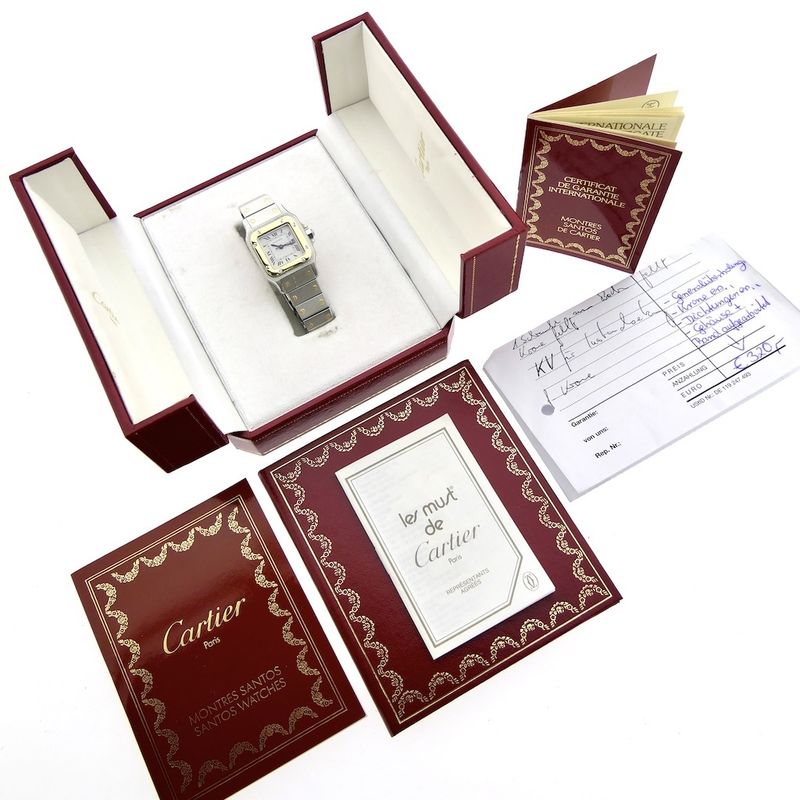 Image 4 of Cartier Santos Galbee; Automatic ladies watch