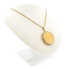 Image 6 of Gold pendant of 10 guilder coin Queen Wilhelmina 1917