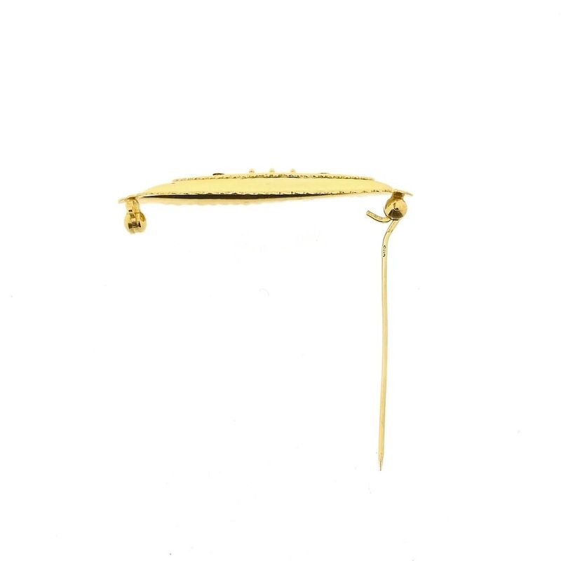 Image 7 of Gold Brooch with Zeeland Buttons
