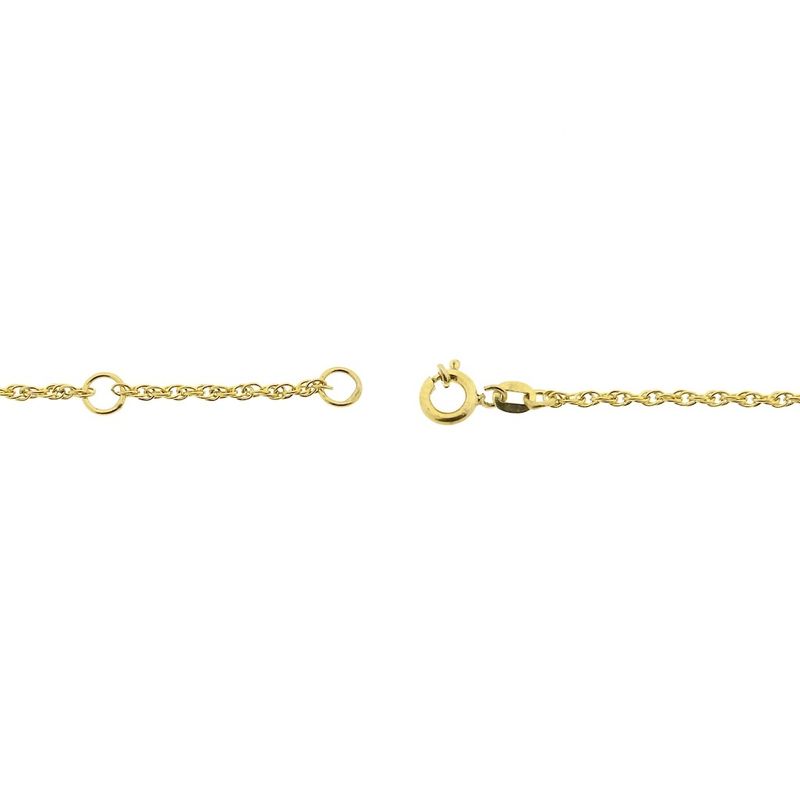 Image 6 of 8K Twisted Link Chain with Beads | 40cm - 42cm