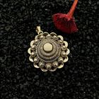 Image 2 of Antique gold pendant of a Zeeland button.