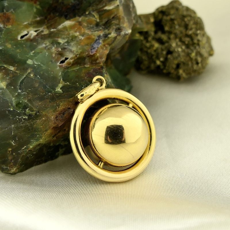 Image 5 of Golden planet pendant