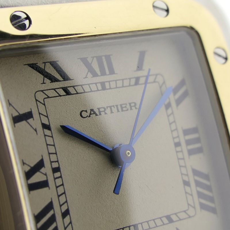 Image 5 of Cartier Santos Galbee; Gold/steel unisex watch