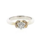 Image 5 of 18K White Gold ring with 0.42 ct. diamond | + GIA certificate