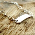 Image 4 of Silver bracelet with engraving plate