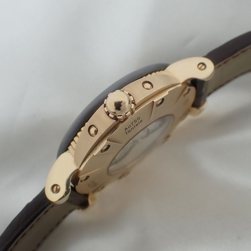 Image 7 of Gerald Genta Arena Bi-Retro; 18k gold men's watch with Tantalum bezel
