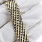 Image 5 of Two-tone gold fantasy link bracelet