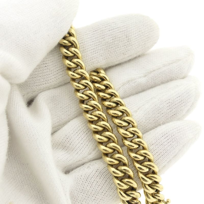 Image 6 of Gold gourmet link bracelet
