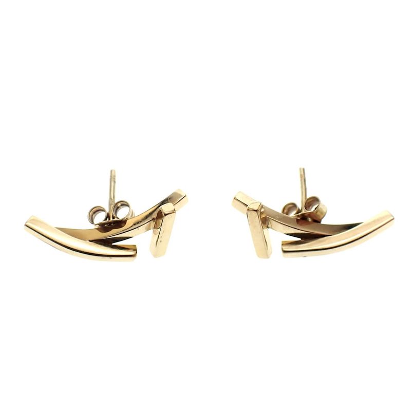 Image 2 of Golden fantasy stud earrings