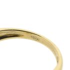 Image 9 of Vintage gold ring with pearl and diamonds; 0.13 ct.