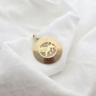 Image 3 of Gold zodiac sign pendant; Leo | Fabiola