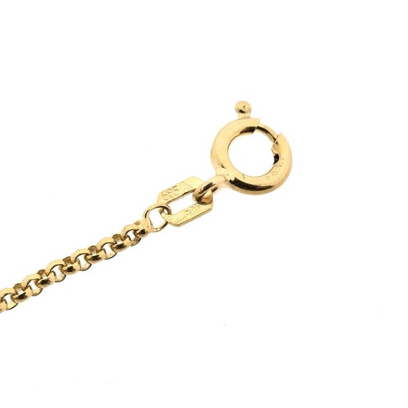 Image 4 of Gold jasseron link chain | 45 cm