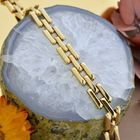 Image 2 of Gold Bismarck link bracelet