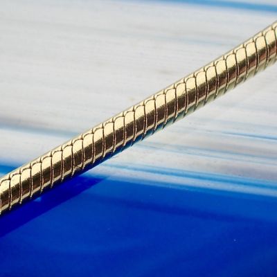 Image 2 of Gold snake link bracelet; Midas | 21.5 cm