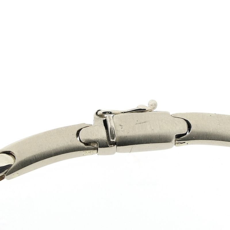 Image 5 of White gold matted fantasy necklace