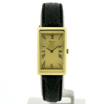 Image 1 of Chopard Classic Tank; Vintage 18k gold watch