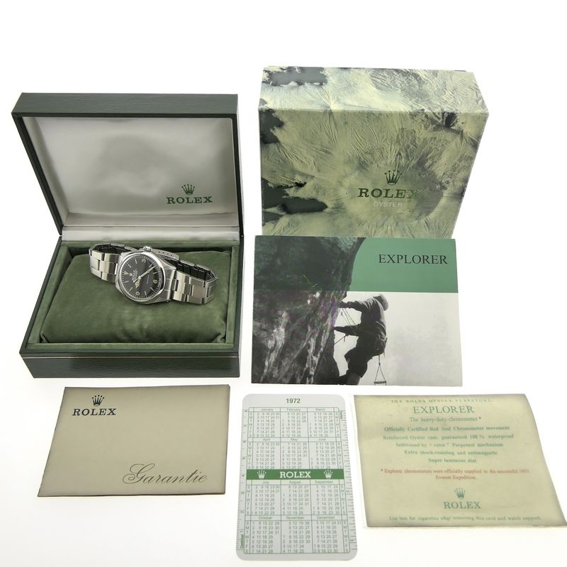 Image 4 of Rolex Airking/Explorer 5500; Automatic vintage watch from 1972 (with aftermarket modifications)