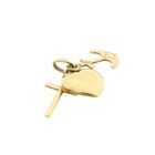 Image 3 of Gold Faith, Hope, Love Pendant
