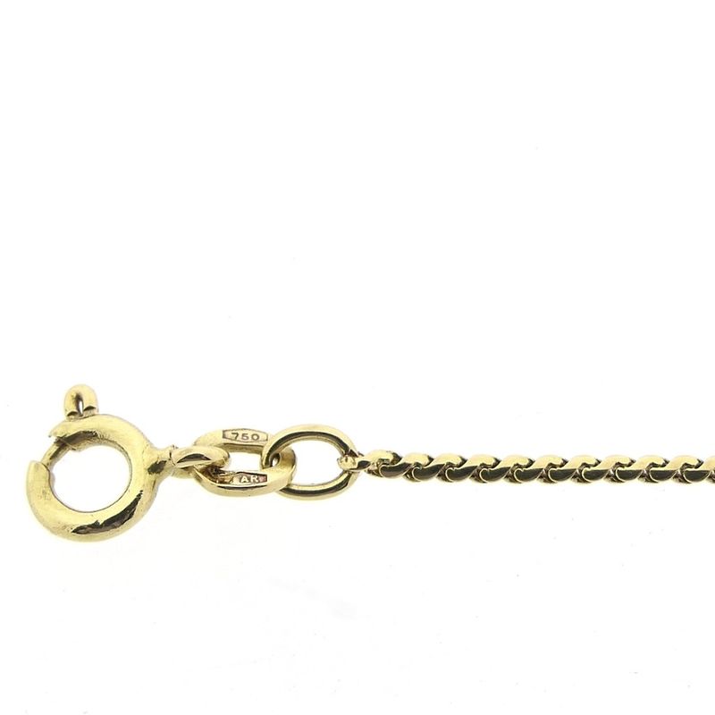 Image 4 of 18K Gold S-link Chain | 55cm