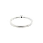 Image 6 of White Gold Solitaire Ring with Diamond 0.025 ct; 14K; Size 15