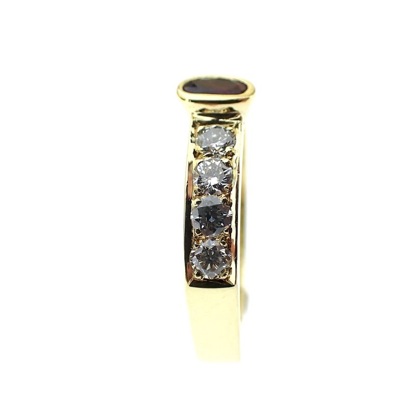 Image 5 of 18K Gold Exclusive Ring | 0.64 ct. Diamond & Ruby