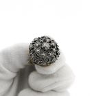 Image 7 of Antique gold brooch with diamonds approx. 0.27 ct.