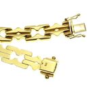 Image 6 of Gold wide fantasy link bracelet | 19.5 cm